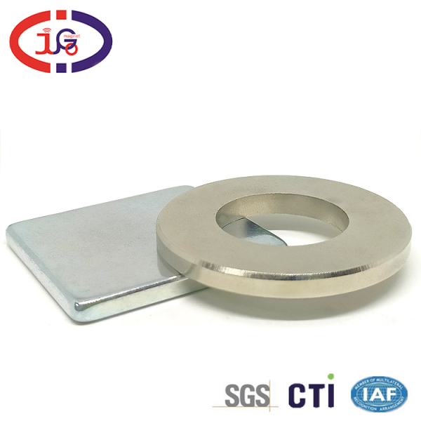 48*4.6圆形磁环 耐温强磁圈 圆形磁铁圈 打孔磁铁 巨高磁铁厂定制